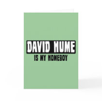 David Hume is my Homeboy Greeting Card