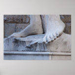 David in Rome Close-Up Feet Print