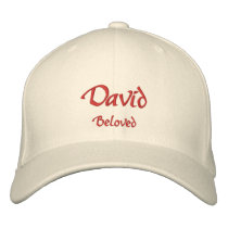 David Name Cap / Hat embroidered hats by toppings David Name Cap / Hat embroidered hats