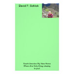 David P. Schlick Stationery