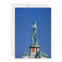 David, Piazza Michelangelo, Florence, Italy Personalized Announcements