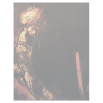 David Playing The Harp Before Saul. Letterhead Design