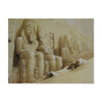 David Roberts Great Temple Aboo Simbel postcards by TheTimeCapsule David Roberts Great Temple Aboo Simbel postcards