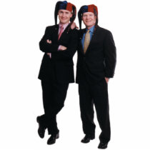 David & Tom Gardner Photo Stand-Up photo sculptures