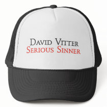 David Vitter Serious Sinner hats