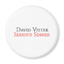 David Vitter Serious Sinner magnets by lelandashtray David Vitter Serious Sinner magnets