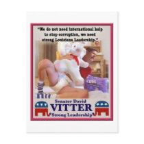 DAVID VITTER. STRONG LEADER FOR LOUISIANA. postcards by maximus7 DAVID VITTER. STRONG LEADER FOR LOUISIANA. postcards