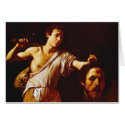 David with Goliath's Head cards by Mark_Killingsworth David with Goliath's Head cards