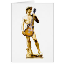 David with Guitar cards