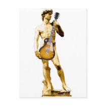David with Guitar postcards
