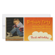 David's Birthday Party Photo Invitation photo cards by Kidsplanet David's Birthday Party Photo Invitation photo cards