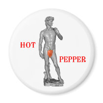 David's Hot Pepper magnets
