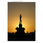 David's Silhouette Greeting Card
