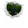 Davidson Tartan Heart