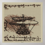DAVINCI HELO Cross Stitch Design Poster