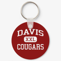 Davis - Cougars - Middle - San Antonio Texas keychains by customteamsportswear Davis - Cougars - Middle - San Antonio Texas keychains