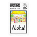 Davis Dec Tiki Hut- Aloha! postage by lovieanddodge Davis Dec Tiki Hut- Aloha! postage