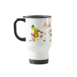 music travel mug, travel mug, stainless steel