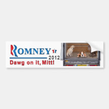 Dawg on it, Mitt! Bumper Stickers