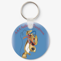 Dawghouse Keychain - Blue by clever7981 Dawghouse Keychain - Blue