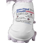 Dawgz 4 Ron Paul 2012 Dog T-shirt