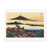 Dawn at Isawa in Kai Province Post Card