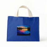 Dawn at the Lake Tote Bags