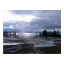Dawn at Yellowstone Postcard