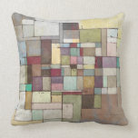 Dawn Beach Abstract Art Throw Pillow pillows