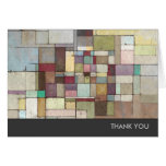Dawn Beach Lattice Abstract Painting cards