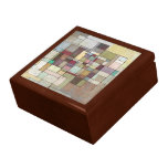 Dawn Beach Lattice Abstract Painting Gift Box gift boxes