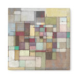 Dawn Beach Lattice Abstract Painting magnets
