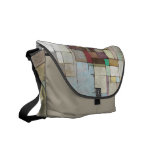 Dawn Beach Lattice Abstract Painting Messenger Bag messenger bags