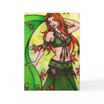 Dawn Belly Dancer Greeting Card
