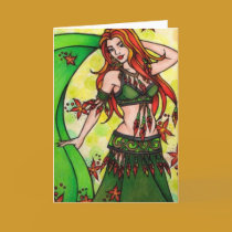 Dawn Belly Dancer cards by LacyChenault Dawn Belly Dancer cards