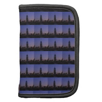 Dawn Empire State Building all in Blue NYC Skyline Folio Planners