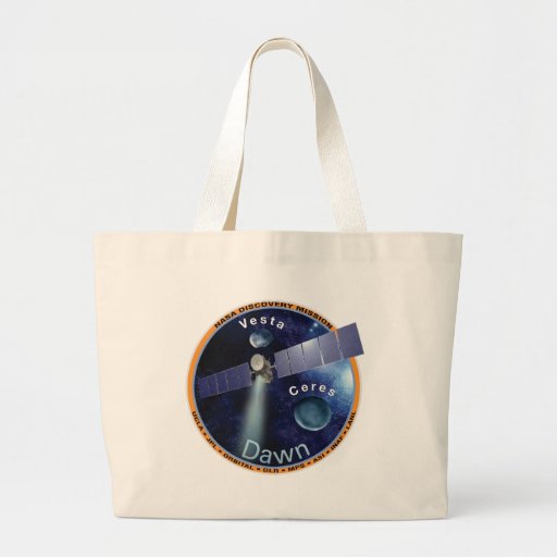 Dawn Mission Patch  Canvas Bags