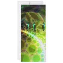 Dawn of Time – Lime & Gold Emerge Personalized Invitations