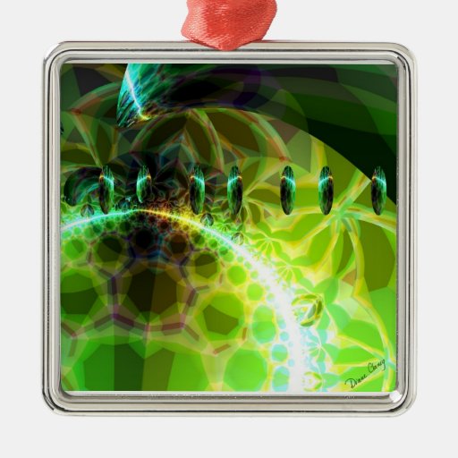 Dawn of Time – Lime & Gold Emerge Ornament