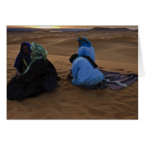 Dawn on the Sahara, Erg Chebbi, Morocco cards by pshaw_photo Dawn on the Sahara, Erg Chebbi, Morocco cards