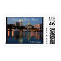 Dawn on the Savannah River postage