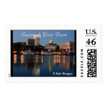 Dawn on the Savannah River postage by dreagan07 Dawn on the Savannah River postage