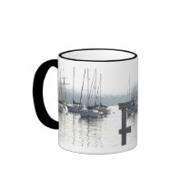 Dawn Sailboats Mug by farmer77 Dawn Sailboats Mug
