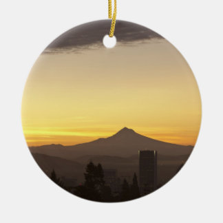 dawn sky over portland and mt hood oregon double sided dawn sky over portland and mt hood oregon double sided