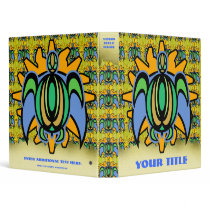 Dawn Turtle Customizable Art Binder