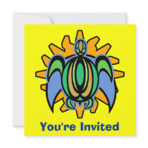 Dawn Turtle Invitations
