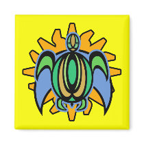 Dawn Turtle Magnets