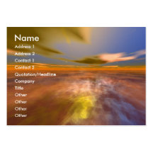DAWNING DARK/ Clouds of a Dreamscape Business Card Templates
