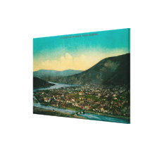 Dawson, Alaska Yukon Territory Town View Gallery Wrap Canvas