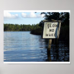 Dawson Creek "NO WAKE" Photo posters